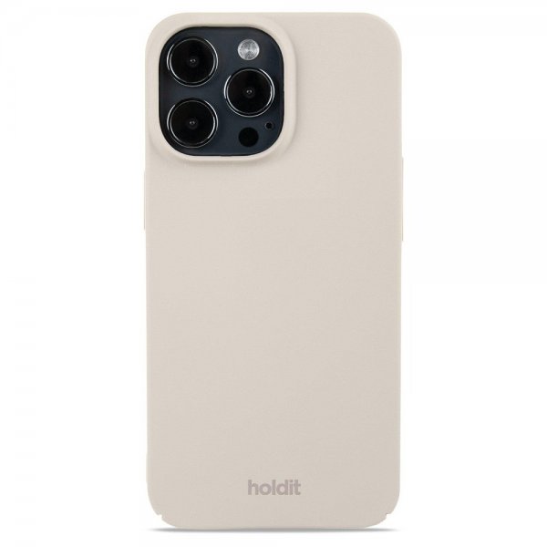 holdit iPhone 13 Pro Cover Slim Case Light Beige