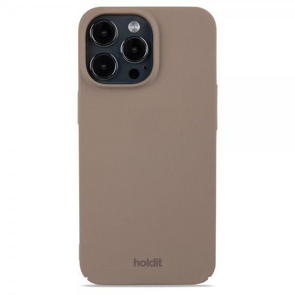 holdit iPhone 13 Pro Cover Slim Case Mocha Brown