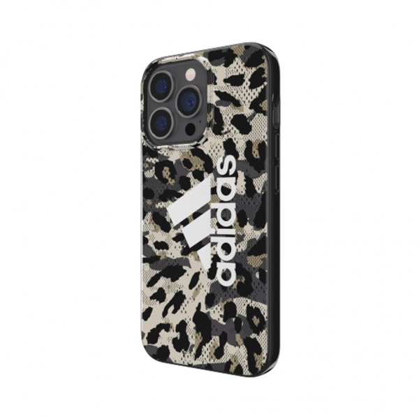 Adidas iPhone 13 Pro Cover Snap Case Leopard Beige
