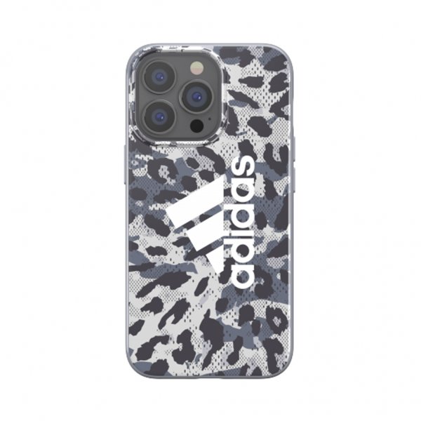 Adidas iPhone 13 Pro Cover Snap Case Leopard Grå