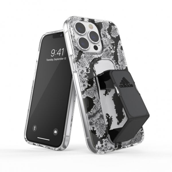 Adidas iPhone 13 Pro Cover SP Grip Case Paisley Carbon Black