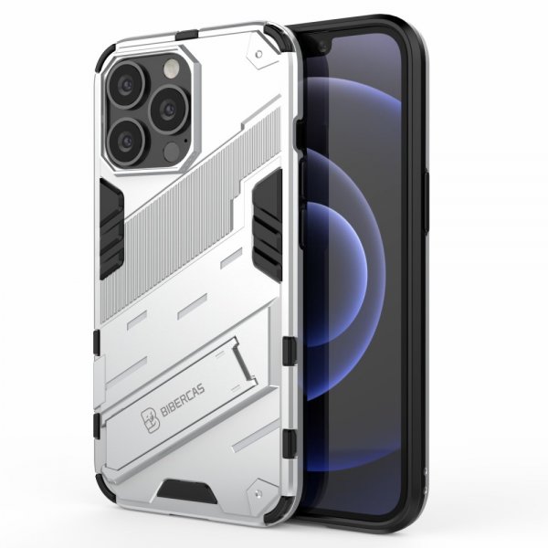iPhone 13 Pro Cover Stativfunktion Sølv