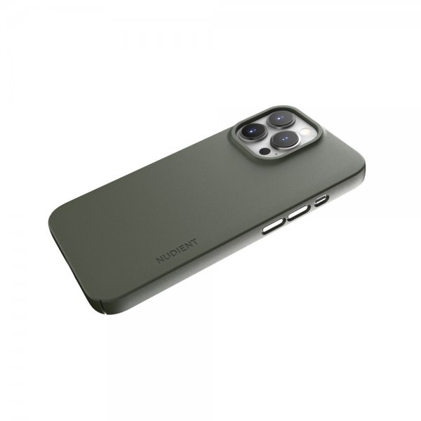 Nudient iPhone 13 Pro Cover Thin Case V3 MagSafe Pine Green