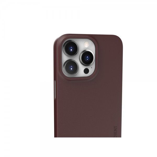 Nudient iPhone 13 Pro Tyndt Cover V3 MagSafe Sangria Rød