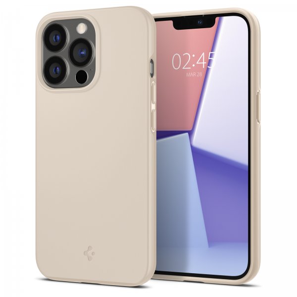 Spigen iPhone 13 Pro Cover Thin Fit Sand Beige