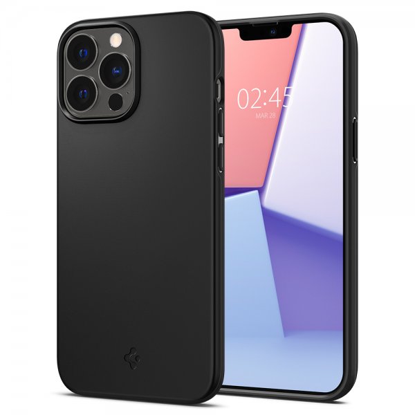 Spigen iPhone 13 Pro Cover Thin Fit Sort