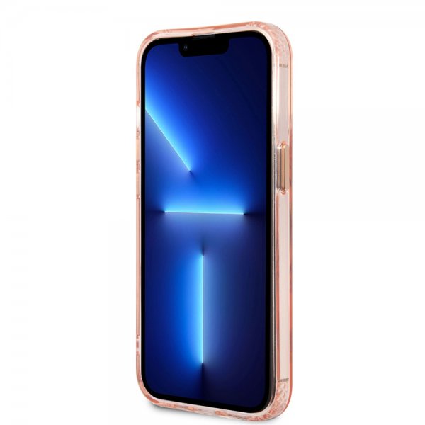 Guess iPhone 13 Pro Cover Gennemsigtig MagSafe Rosa
