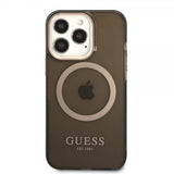 Guess iPhone 13 Pro Skal Translucent MagSafe Sort
