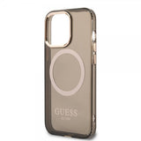 Guess iPhone 13 Pro Skal Translucent MagSafe Sort