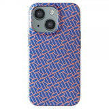 Richmond & Finch iPhone 13 Cover Blue Apricot RF Logo