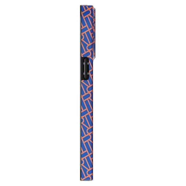 Richmond & Finch iPhone 13 Cover Blue Apricot RF Logo