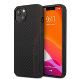 AMG iPhone 13 Cover Carbon Effect Stitching Sort