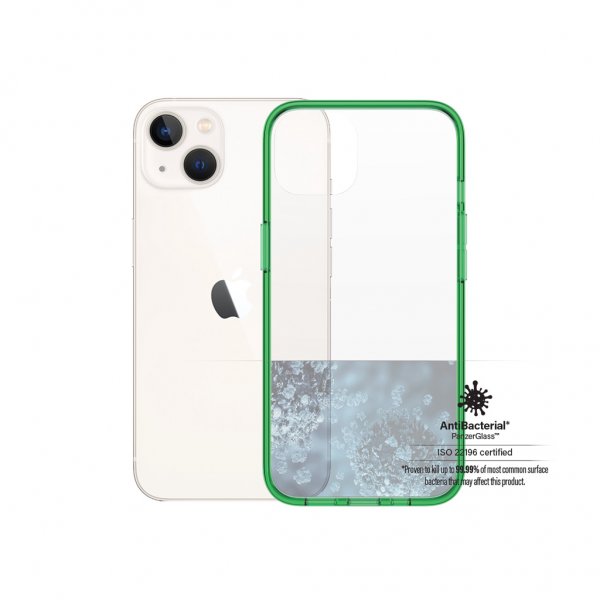 PanzerGlass iPhone 13 Cover ClearCase Color Lime