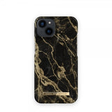 Ideal of Sweden iPhone 13 Cover Fashion Case Golden Smoke Marble