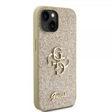 Guess iPhone 13 Cover Fixed Glitter Guld