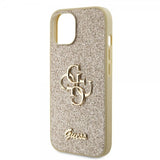 Guess iPhone 13 Cover Fixed Glitter Guld