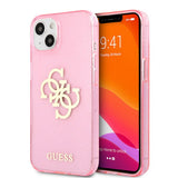 Guess iPhone 13 Cover Fuld Glitter Rosa