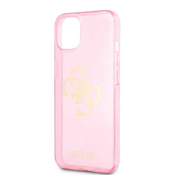 Guess iPhone 13 Cover Fuld Glitter Rosa