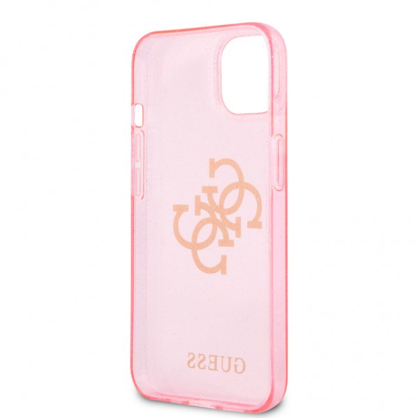 Guess iPhone 13 Cover Fuld Glitter Rosa