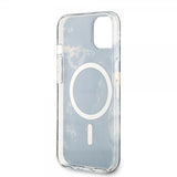 Guess iPhone 13 Cover Golden Marble MagSafe Sort