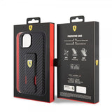 Ferrari iPhone 13 Cover Grip Stand Function Sort