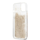 Guess iPhone 13 Cover Liquid Glitter Guld