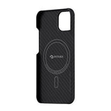 Pitaka iPhone 13 Cover MagEZ Case 2 Sort/Grå Twill