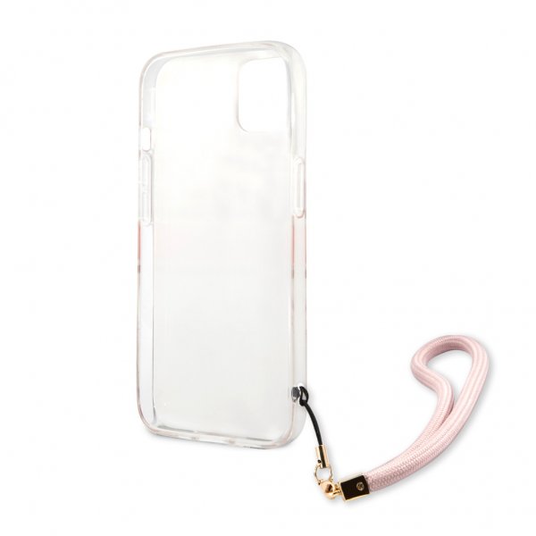Guess iPhone 13 Cover Marmor Design Stribe Rosa