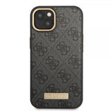 Guess iPhone 13 Cover Metal Plate Logo MagSafe Sort