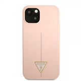 Guess iPhone 13 Cover Metal Triangle Rosa