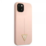 Guess iPhone 13 Cover Metal Triangle Rosa