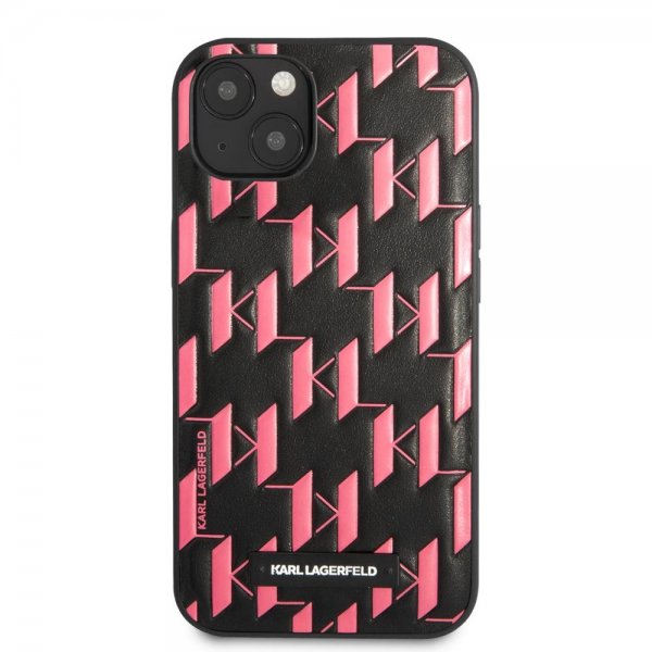Karl Lagerfeld iPhone 13 Cover Monogram Pattern Rosa
