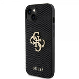 Guess iPhone 13 Cover Perforated Glitter Sort
