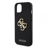 Guess iPhone 13 Cover Perforated Glitter Sort