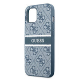 Guess iPhone 13 Cover Printed Stripe Blå