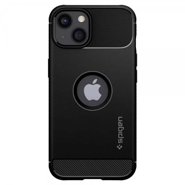 Spigen iPhone 13 Cover Rugged Armor Mat Sort