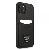 Guess iPhone 13 Cover Saffiano Double Cardslot Sort