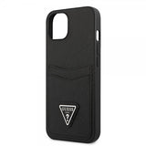 Guess iPhone 13 Cover Saffiano Double Cardslot Sort