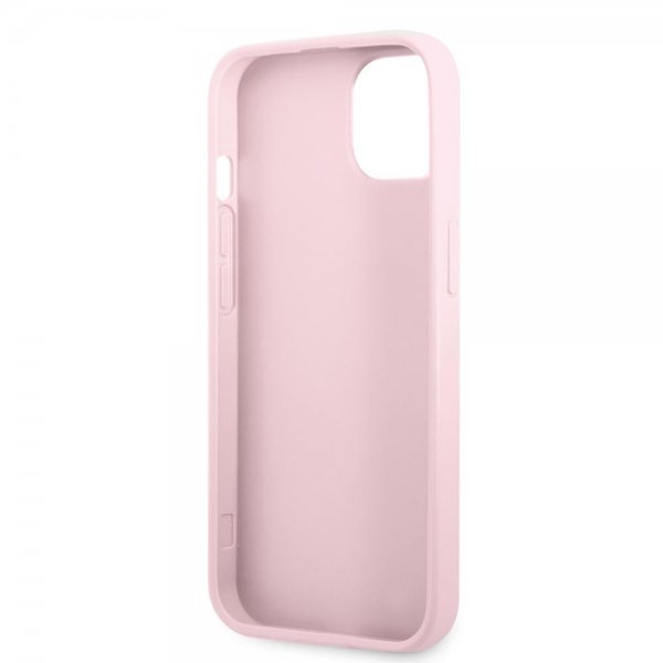 Guess iPhone 13 Cover Saffiano Metal Logo Lilla