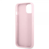 Guess iPhone 13 Cover Saffiano Metal Logo Lilla