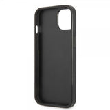 Guess iPhone 13 Cover Saffiano Metal Triangle Sort
