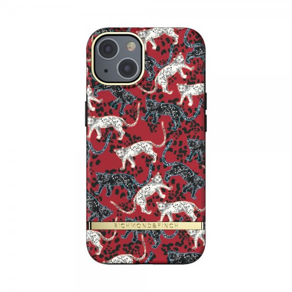 Richmond & Finch iPhone 13 Cover Samba Red Leopard