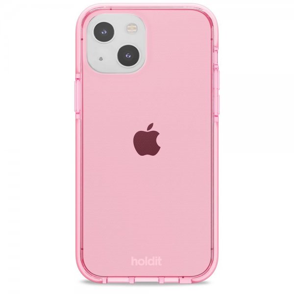holdit iPhone 13 Cover Seethru Bright Pink