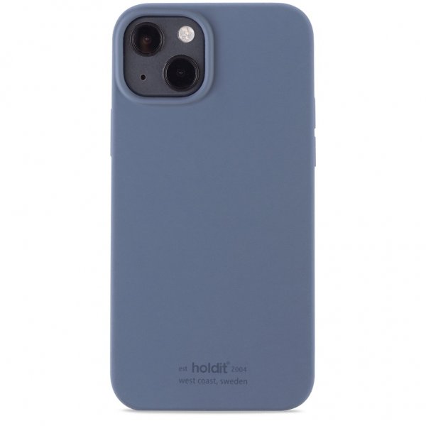 holdit iPhone 13 Cover Silikone Pacific Blue