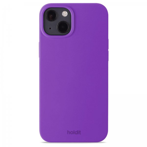 holdit iPhone 13 Cover Silikone Bright Purple