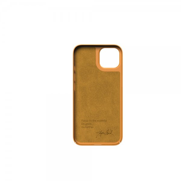 Nudient iPhone 13 Cover Thin Case V3 MagSafe Saffron Yellow