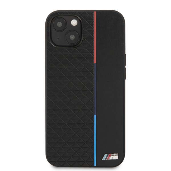 BMW iPhone 13 Cover Trekantet Mønster Sort