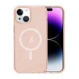 iPhone 13/iPhone 14 Cover Glitter MagSafe Guld