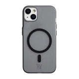 Rvelon iPhone 13/iPhone 14 Cover Bølgepap MagSafe Grå