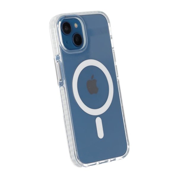 iPhone 13/iPhone 14 Cover Stødresistent MagSafe Hvid